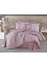 Resim Hobby Çift Kişilik Ranforce Nevresim Takımı Vanessa Pudra Çok Renkli 