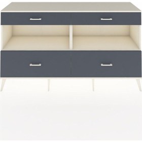Resim Hyperion Konsol 2 Raflı 4 Çekmeceli 176x44x99 Aytaşı-aytaşı/antr Aytaşı-aytaşı/antrasit 