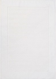 Resim Tilos Jakarlı Ayak Havlusu Beyaz 60x90 2225 Beyaz 