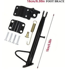 Resim Dashanshop 6.3 İnç Ayarlanabilir Kaydırmaz Scooter Ve Motosiklet Dengesizlik Önleyici Demir Destek 