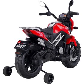 Resim Babyhope 447 Motocross 12V Akülü Motor Kırmızı 