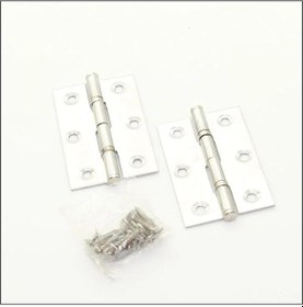 Resim Qingmipy 2 Adet 201 Paslanmaz Çelik 2.5 İnç Jantlı Kapı Döşemi, Kalın Ve Sessiz, Pencere/kapı İçin, Somunlar Dahil 