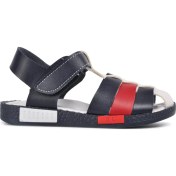 Resim Şiringenç 210111 Lacivert-Beyaz-Kırmızı Comfort Erkek Çocuk Sandalet 