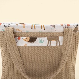 Resim Bebek Bakım Çantası - Taş Örgü - Orman 