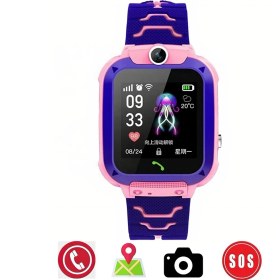 Resim My Watch LBS Konumlu Akıllı Çocuk Takip Saati Sim Kartlı Arama, Kameralı, Gizli Dinleme Özellikli Q12 - Pembe 