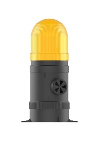 Resim Mesan Ø70 300 Seri Yanıp Sönen Ampul Buzzer Taban Montaj Turuncu 24vdc Ms 314.3.24vdc 
