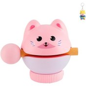 Resim Soulader Ahşap Gece Lambası Dekoratif Aydınlatma Balık Figürlü Çocuk Odası Yatak Başı Aplik Led Işıklı Hediye Pembe 