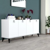 Resim Bimossa H4010 Vesta Konsol 180.CM Siyah Detaylı Be 