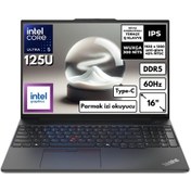 Resim Lenovo ThinkPad E16 Gen 2 21MA003MTXHMF66 Ultra 5-125U 8 GB 512 GB SSD 16" W11H Dizüstü Bilgisayar 