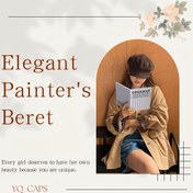 Resim Vintage Beret Şapka - Zarif Olmayan Artist Boyacı Şapka, Hafif Tüm Mevsimler Formal & Casual Kıyafet Aksesuarı Kadınlar ve Erkekler için, Günlük, Partiler, Fotoğraf Çekimlerinde Mükemmel - Zarif Vintage Beret, Parti Başlığı, Klasik Tasarım, Dayanıklı Yapı, Şık Başlık, Moda Tutkunları, Günlük Moda, Retro Moda, El Yıkamalı, Moda Tutkunları, Açık Hava Maceraları, Trendy Başlık, Başlık, Moda İleri, Özel Bilinen 