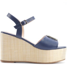 Resim Nine West MONNI 5FX Lacivert Kadın Dolgu Topuk Sandalet 