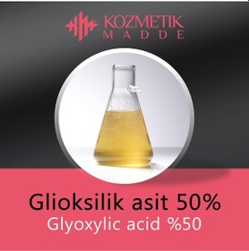 Resim Kozmetik Madde Glioksilik Asit %50 Glyoxylic Acid 50% 100 G 