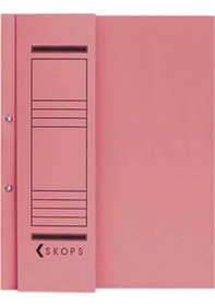 Resim Yarım Kapak Kapsüllü Karton Dosya 500 Adet Pembe 