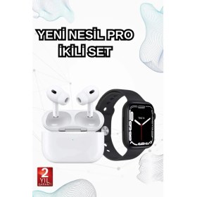 Resim Astraltech 2025 Model Akıllı Saat ve Yeni Nesil Pro Bluetooth Kulaklık Tws Yüksek Ses Kaliteli 