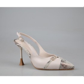 Resim Miss Park Moda K1338 Ten Rengi Kadın Topuklu Ayakkabı Ten Rengi 