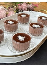 Resim Tabaklı Kase Sunum Seti Şeffaf 
