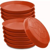 Resim Wezone 10'lik Saksı Tabağı - Dayanıklı Plastik Sulama Tepsisinde 10 Adet 30cm 