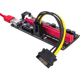 Resim Hubstein Riser V009S Plus Altın Pcı-Express X1 X16 Mining 