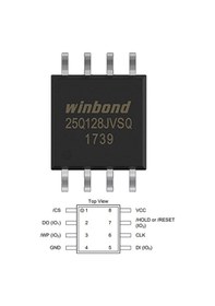 Resim Winbond W25q128jvsıq 3.3v Spı 128m-bit Serial Flash Memory With 