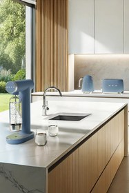 Resim Smeg Kahve Makinesi & Toaster & Kettle & Soda Makinesi Koleksiyonu Storm Blue® Edition 