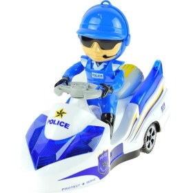 Resim Oyuncak Polis Motosikleti Işıklı Sesli Pilli 20 cm 