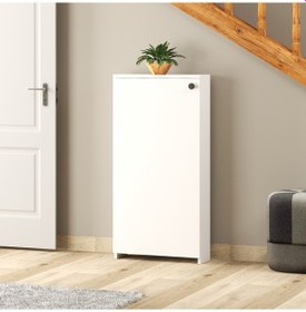 Resim Ed Pet Dizayn Braga Kapaklı Ayakkabılık Beyaz 