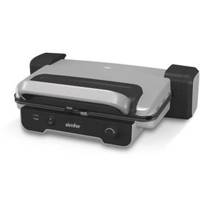 Resim Simfer Gri 1800 W Tost Makinesi 