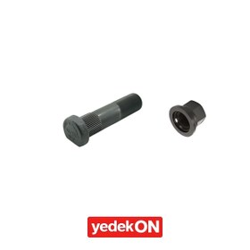 Resim 2717 2521 2524 2622 Ön Frezeli 80 Mm Bijon Somun Set 