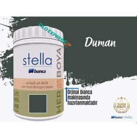 Resim Bianca Stella Su Bazlı Saf Akrilik Boya 1 L Duman 