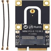 Resim Genel Markalar 5088 Mini Pci-e Express To M.2 Ngff Wifi Wireless Bluetooth Çevirici Dönüştürücü Kart 