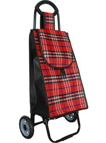 Resim Özbay Katlanabilir Eva Sessiz Tekerli Pazar Arabası,katlanabilir Pazar Çantası 