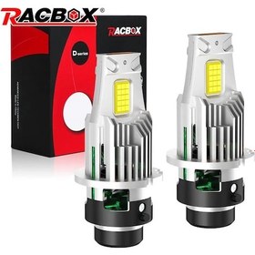 Resim 100w D2s D4s Led Araba Far Ampulü Hıd D2r Canbus Canbus Doğrudan Değiştirme 6000k White Büyük Britanya 1 ADET 