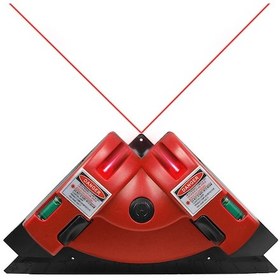 Resim Yuntech01 Kiremit Montajı İçin 90 Derece Doğru Açı Lazer Seviyesi - Yüksek Hassasiyetli Dikey/yatay Lazer Aracı Kırmızı Lazer + 4 Adet Aa Pil 