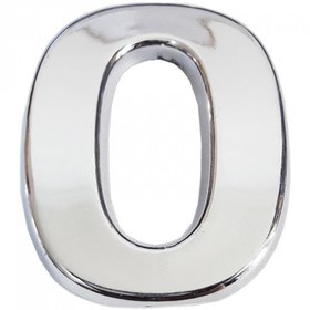 Resim BilfolD Cemax Krom Yapışkanlı 0 Rakamı 5 cm 