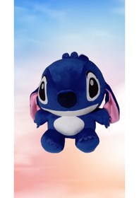 Resim Lilo Ve Stitch Peluş Sevimli Oyuncak 35 Cm Mavi 