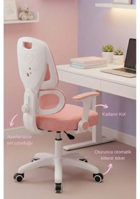 Resim Drift Mira Çocuk Çalışma Sandalyesi Pembe 
