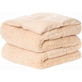 Resim Cotton Box Çift Kişilik Peluş Yorgan Krem 195x215 