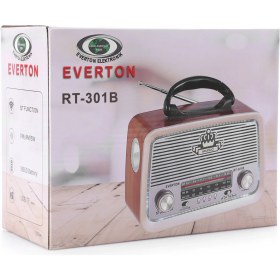 Resim Everton wellpower RT-301 El Fenerli Taşınabilir Nostaljik Radyo Hoparlör USB Tf Aux Destekli 
