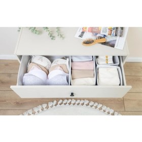 Resim Gri Çok Amaçlı 4 Parça Çekmece ve Dolap Içi Hurç Seti 