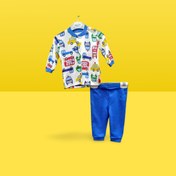 Resim Albimini Minidamla Arabalı Önden Çıtçıtlı Açılan Bebek Pijama Takımı 