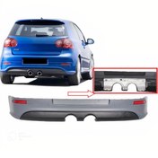 Resim Apexi 2003 - 2008 Vw Golf 5 R32 Uyumlu Arka Tampon Eki Difüzör Taiwan 
