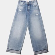 Resim Loose Fit Kadın İndigo Jean Pantolon Colin's