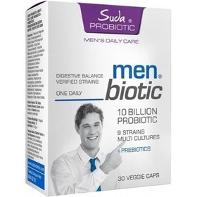 Resim Suda Probiotic Men Biotic 30 Kapsül 