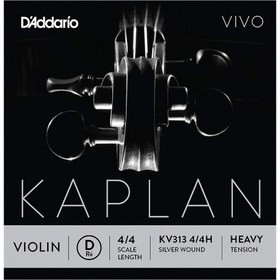Resim D'Addario Kaplan Vivo 4/4 D Keman Teli (Re) 