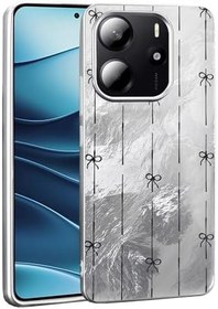 Resim Zore Xiaomi ile uyumlu Redmi Note 14 5G Kılıf Desenli Zore Mep Kapak Küçük Fiyonk 