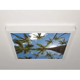 Resim Gök Panel 60X60 LED Panel Aydınlatma Armatür Avize Sıva Üstü Desenli Tekli 46510617SU 
