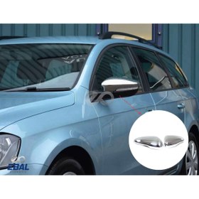 Resim EBAL OTO AKSESUAR Vw Passat Cc Uyumlu Krom Ayna Kapağı 2 Prç. 2008 Üzeri P. Çelik 