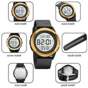 Resim Bosphorusboutique02 Skmeı 2047 Erkek Spor Dijital Bilek Saati 50m Su Geçirmez Siyah Çok Renkli Multifonksiyonlu Çok Renkli 