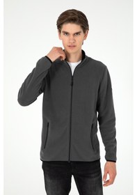 Resim U.S. Polo Assn. Erkek Antrasit Basic Polar Hırka 50298066-VR006 