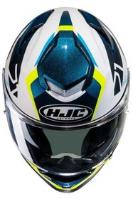 Resim HJC RPHA 71 Hapel MC3H Kapalı Motosiklet Kaskı Lacivert - Sarı 